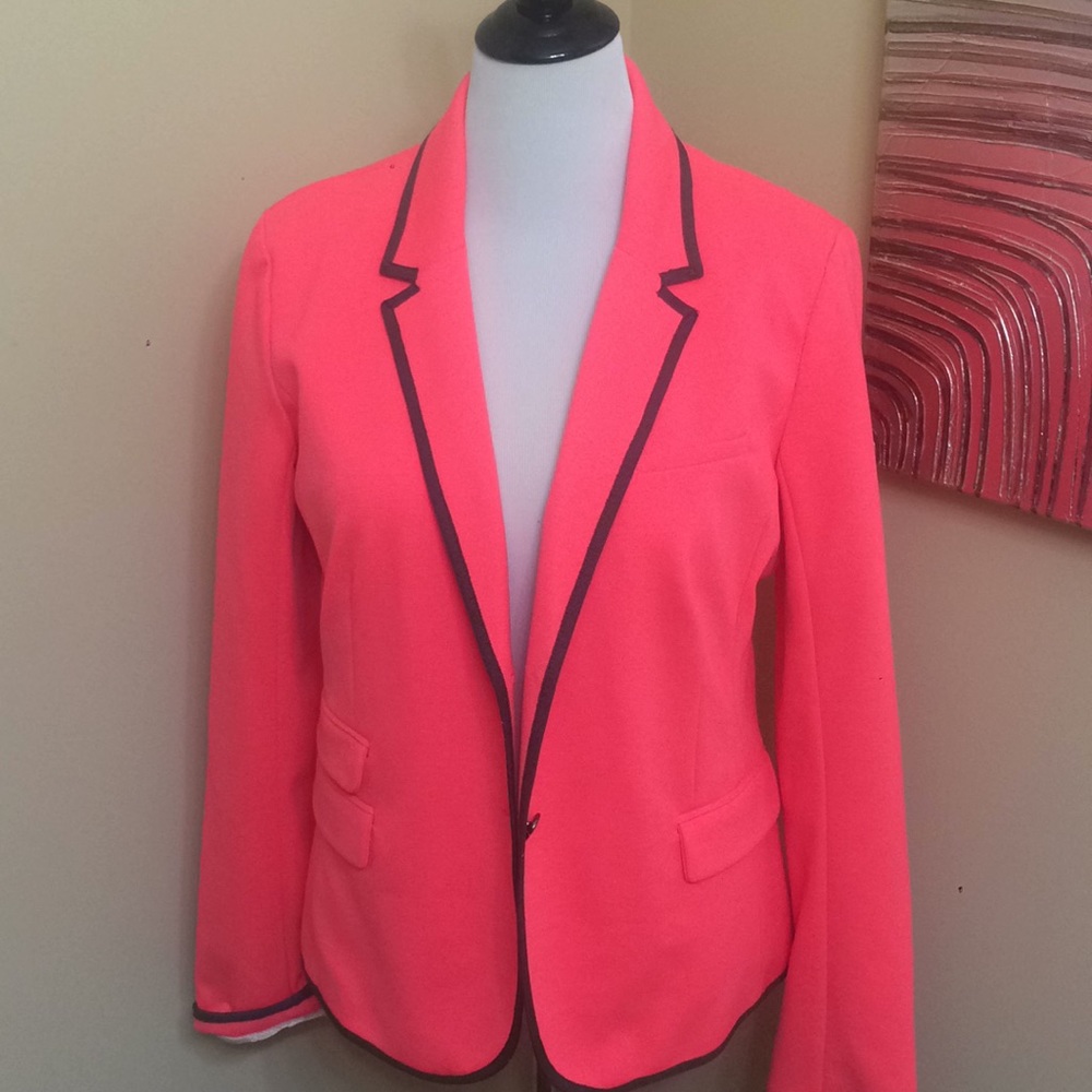 Gap Academy Blazer -Coral Pink/Gray Trim 16 tall